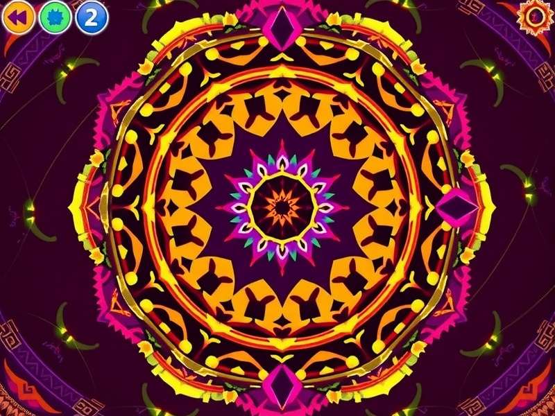 Mythical Mandala Design Gameplay Screenshot